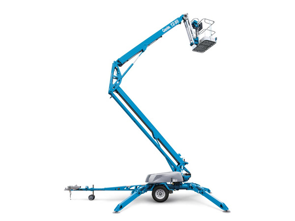 Genie trailer mounted boom lift