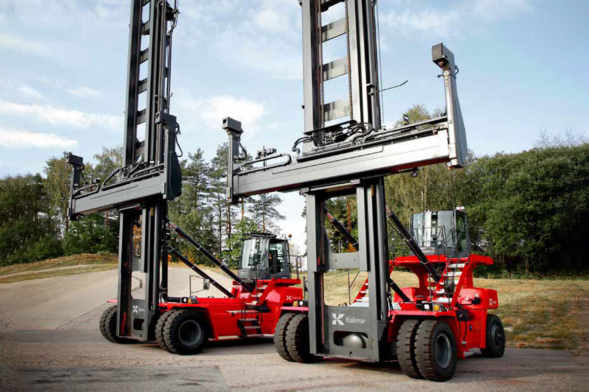 Two Empty Container Handlers